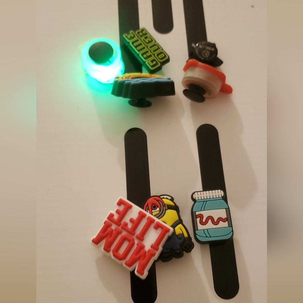 Colorful Kids Shoe Charms Set (jibits)